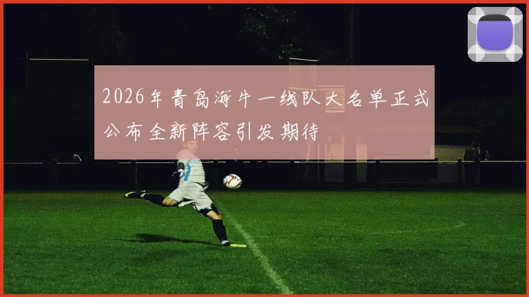 2026年青岛海牛一线队大名单正式公布全新阵容引发期待